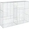 Image de Panier Gabion Avec Couvercle 200x50x150 Cm Fer Galvanisé Vidaxl