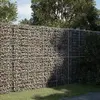 Image de Panier Gabion Avec Couvercle 200x50x200 Cm Fer Galvanisé Vidaxl