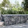 Image de Panier Gabion Avec Couvercle 100x100x50 Cm Fer Galvanisé Vidaxl