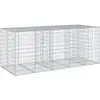 Image de Panier Gabion Avec Couvercle 250x100x100 Cm Fer Galvanisé Vidaxl