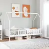 Image de Cadre De Lit D'enfants Forme De Maison Sans Matelas Pin Vidaxl