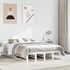 Image de vidaXL Cadre de lit sans matelas blanc 140x200 cm bois de pin massif 850843
