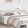 Image de Tête De Lit Avec Étagères Blanc 180 Cm Bois Massif De Pin Vidaxl