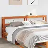 Image de Tête De Lit Avec Étagères Marron Cire 180 Cm Bois Massif De Pin Vidaxl