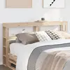 Image de Tête De Lit Avec Étagères 140 Cm Bois Massif De Pin Vidaxl