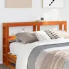 Image de Tête De Lit Avec Étagères Marron Cire 135 Cm Bois Massif De Pin Vidaxl