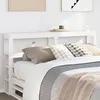 Image de vidaXL Tête de lit avec étagères blanc 120 cm bois massif de pin 850891