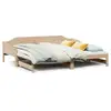 Image de Vidaxl lit de jour et lit gigogne sans matelas 90x190 cm bois massif