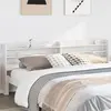 Image de Tête De Lit Avec Étagères Blanc 200 Cm Bois Massif De Pin Vidaxl