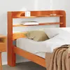 Image de Tête De Lit Avec Étagères Marron Cire 100 Cm Bois Massif De Pin Vidaxl