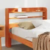 Image de vidaXL Tête de lit avec étagères marron cire 100 cm bois massif de pin 850961