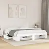 Image de Cadre De Lit Sans Matelas Blanc 180x200 Cm Bois D'ingénierie Vidaxl