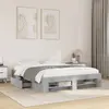 Image de Cadre De Lit Sans Matelas Gris Béton 160x200 Cm Bois Ingénierie Vidaxl