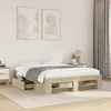 Image de Cadre De Lit Sans Matelas Chêne Sonoma 120x200 Cm Vidaxl