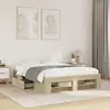 Image de Cadre De Lit Sans Matelas Chêne Sonoma 140x190 Cm Vidaxl