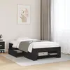 Image de Cadre De Lit Sans Matelas Noir 90x190 Cm Bois Ingénierie Vidaxl