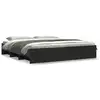 Image de Vidaxl cadre de lit sans matelas noir 180x200 cm bois d'ingénierie