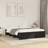 Image de Cadre De Lit Sans Matelas Noir 160x200 Cm Bois D'ingénierie Vidaxl