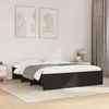 Image de vidaXL Cadre de lit noir 160x200 cm bois dingénierie meuble de chambre à coucher lit double sommier lit cadre de lit 3295640