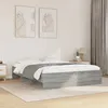 Image de vidaXL Cadre de lit sonoma gris 160x200 cm bois dingénierie meuble de chambre à coucher lit double sommier lit cadre 3295644