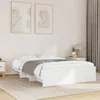 Image de vidaXL Cadre de lit sans matelas blanc 140x200 cm bois dingénierie 3295653