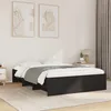 Image de vidaXL Cadre de lit noir 140x200 cm bois dingénierie meuble de chambre à coucher lit double sommier lit cadre de lit 3295654