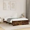 Image de Cadre De Lit Sans Matelas Chêne Fumé 140x200 Cm Bois Ingénierie Vidaxl