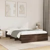 Image de vidaXL Cadre de lit chêne marron 140x200 cm bois dingénierie meuble de chambre à coucher lit double sommier lit cadre 3295659
