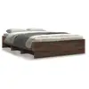 Image de Vidaxl cadre de lit sans matelas chêne marron 140x200 cm