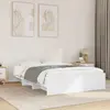 Image de Cadre De Lit Sans Matelas Blanc 120x200 Cm Bois Ingénierie Vidaxl