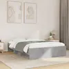 Image de Cadre De Lit Sans Matelas Gris Béton 120x200 Cm Bois Ingénierie Vidaxl