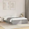 Image de Cadre De Lit Sans Matelas Sonoma Gris 120x200cm Bois Ingénierie Vidaxl