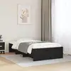 Image de Cadre De Lit Sans Matelas Noir 100x200 Cm Bois D'ingénierie Vidaxl