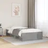 Image de Cadre De Lit Sans Matelas Gris Béton 100x200 Cm Bois Ingénierie Vidaxl