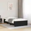 Image de Cadre De Lit Sans Matelas Noir 90x200 Cm Bois D'ingénierie Vidaxl