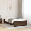 Image de Cadre De Lit Sans Matelas Chêne Marron 90x200cm Bois Ingénierie Vidaxl