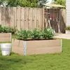 Image de Jardinière 120x80 Cm Bois Massif De Pin Vidaxl
