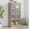 Image de Buffet Haut Avec Portes Chêne Sonoma Bois D'ingénierie Vidaxl