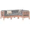 Image de vidaXL Salon de jardin 4 pcs et coussins bois massif sapin de douglas 3299417