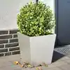 Image de Jardinières 2 Pcs 40x40x40 Cm Acier Inoxydable Vidaxl