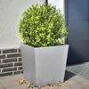 Image de vidaXL Jardinières 2 pcs 50x50x50 cm acier galvanisé 851077