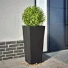 Image de Jardinière Noir 35x35x75 Cm Acier Vidaxl