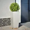 Image de Jardinière 35x35x75 Cm Acier Inoxydable Vidaxl
