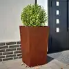 Image de Jardinières 2 Pcs 45x45x75 Cm Acier Résistant Aux Intempéries Vidaxl