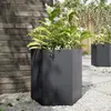 Image de Jardinière Anthracite Hexagone 46x40x45 Cm Acier Vidaxl