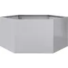 Image de Jardinière Hexagone 104x90x45 Cm Acier Galvanisé Vidaxl