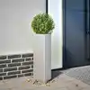 Image de Jardinière Triangulaire 30x26x75 Cm Acier Galvanisé Vidaxl