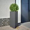 Image de vidaXL Jardinière anthracite triangulaire 40x345x70 cm acier 851161