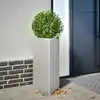 Image de Jardinières 2 Pcs Triangulaire 40x34,5x75 Cm Acier Galvanisé Vidaxl