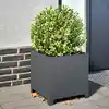 Image de Jardinière Anthracite 40x40x40 Cm Acier Vidaxl